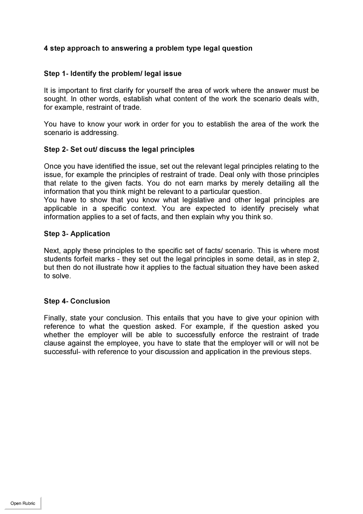 llw2601-4-step-approach-to-answering-a-problem-type-legal-question-4