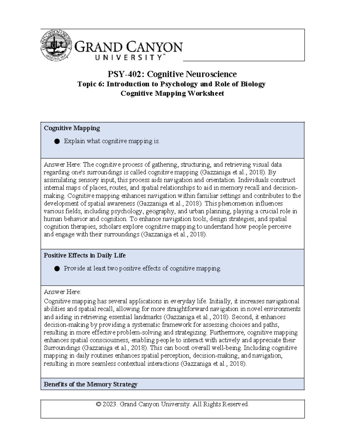 Conquer Ap Psychology: Mastering Cognitive Mapping - 6swh2j7