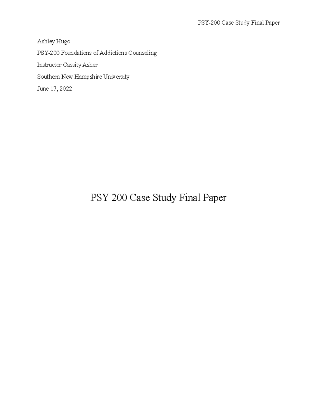 psy 200 case study 3