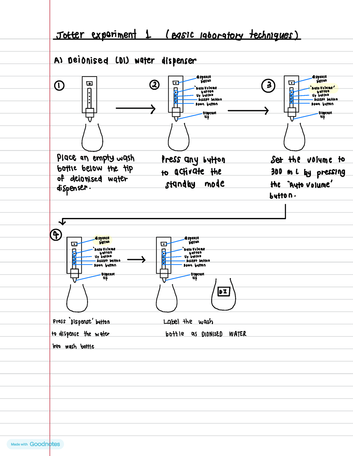 jotter chemistry matriculation experiment 1