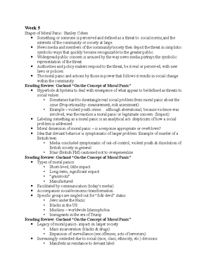 Sociology 343 Syllabus Fall 2021 - SOCIOLOGY 343 THE DEVIANCE PROCESS ...