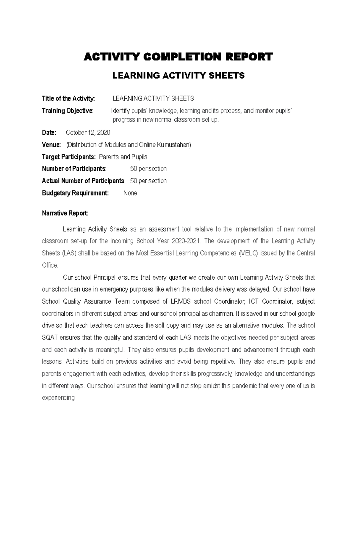acr-learning-activity-sheets-activity-completion-report-learning