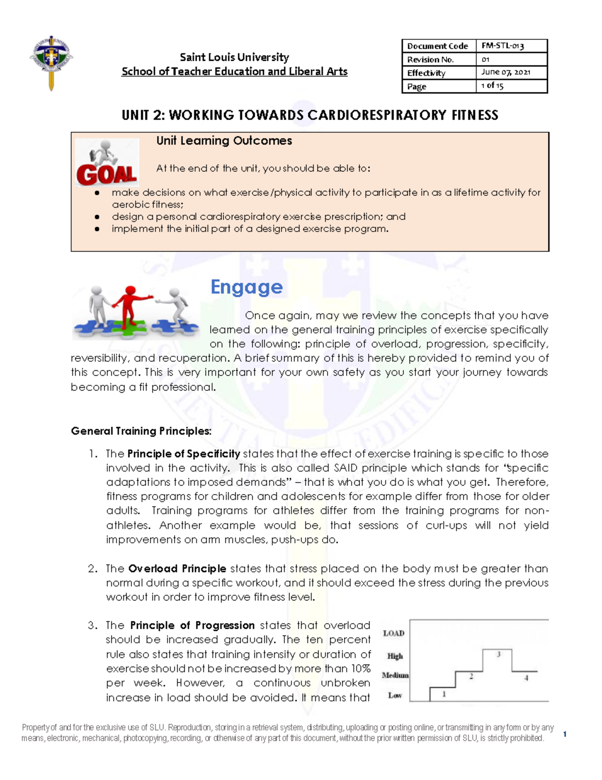 FIT HW- Module 2 UNIT 2 - Fit notes - Property of and for the exclusive ...