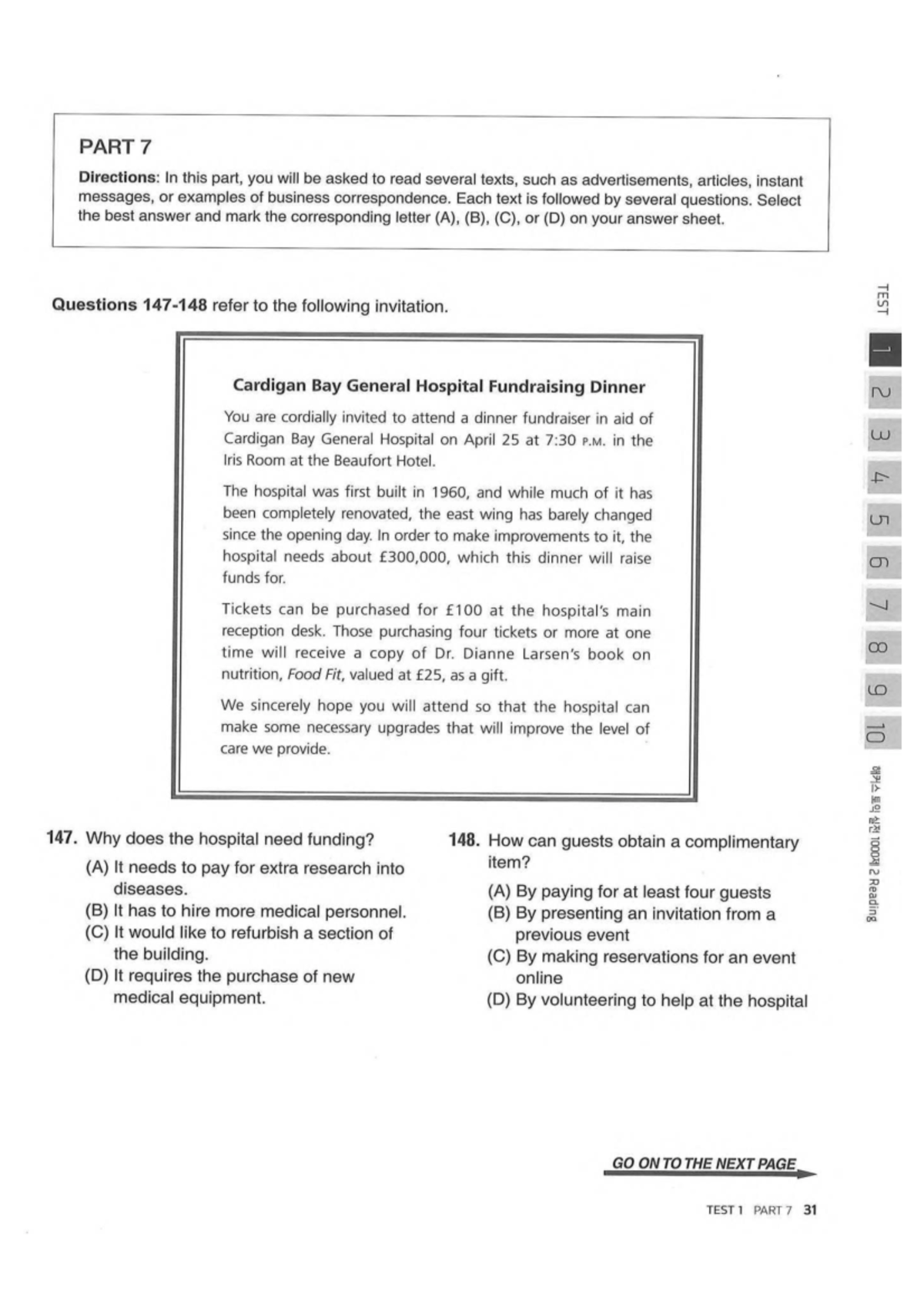 BÀI LUYỆN TẬP SỐ 2 PART 7 - vjy - PART 7 Directions: In this part, you ...