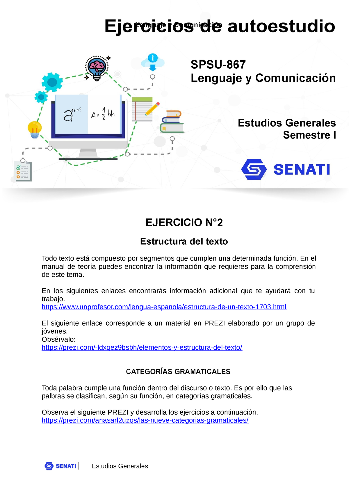 Ejercicios De Lenguaje - SPSU- Lenguaje Y Comunicación Estudios ...