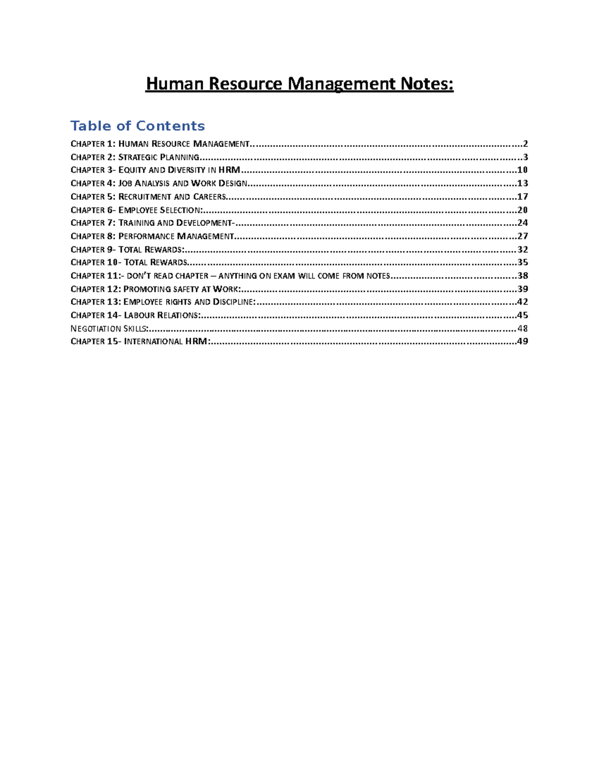 human-resource-management-notes-human-resource-management-notes