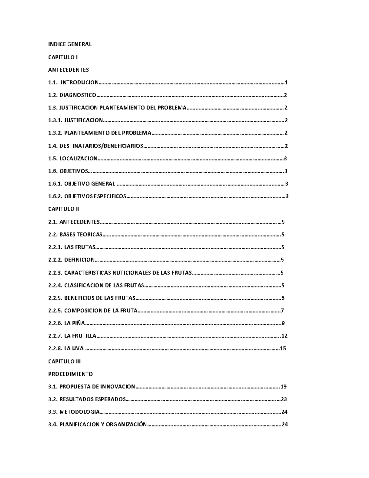 Indice Generallll - Mmmmm - INDICE GENERAL CAPITULO I CAPITULO III ...