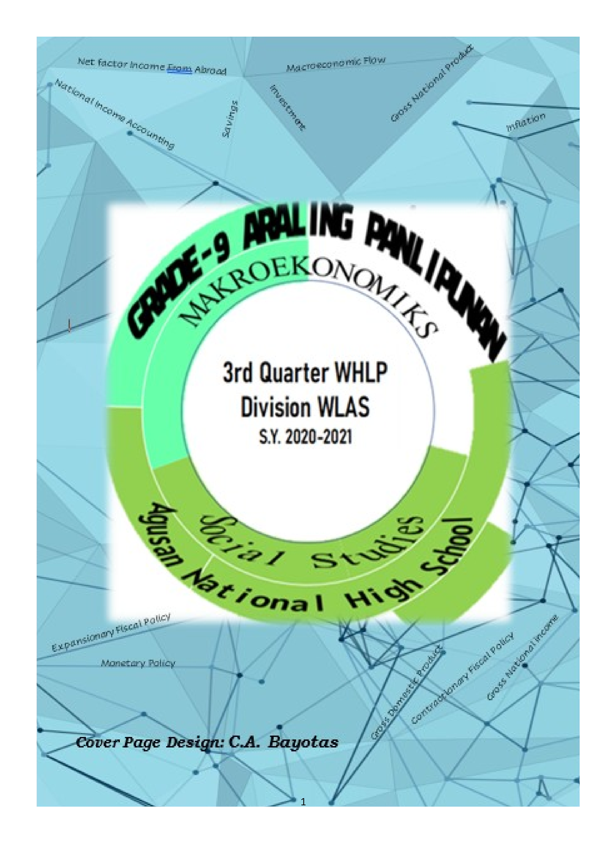 AP9-3rd-Qtr.Avo-WLAS - WEEKLY LEARNING ACTIVITY SHEET Araling ...