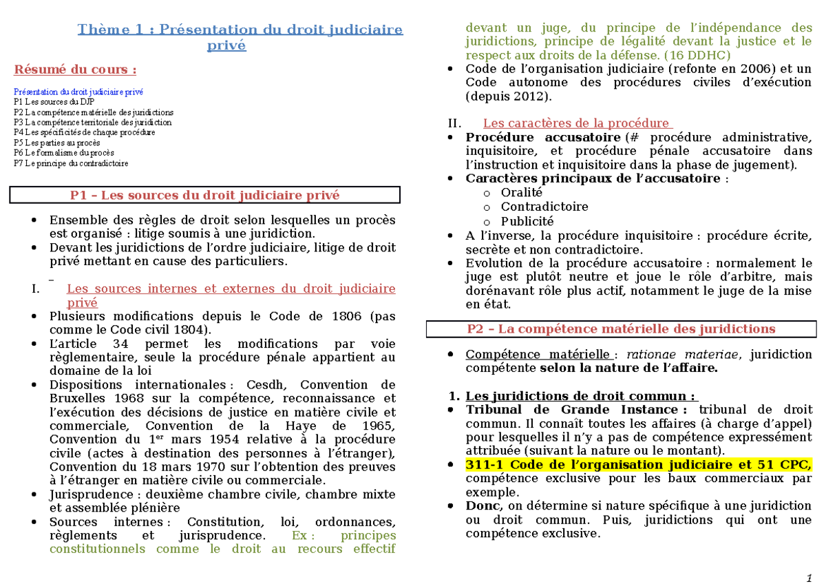 Thèmes 1 Et 2 Droit Bancaire - Thème 1 : Présentation Du Droit ...