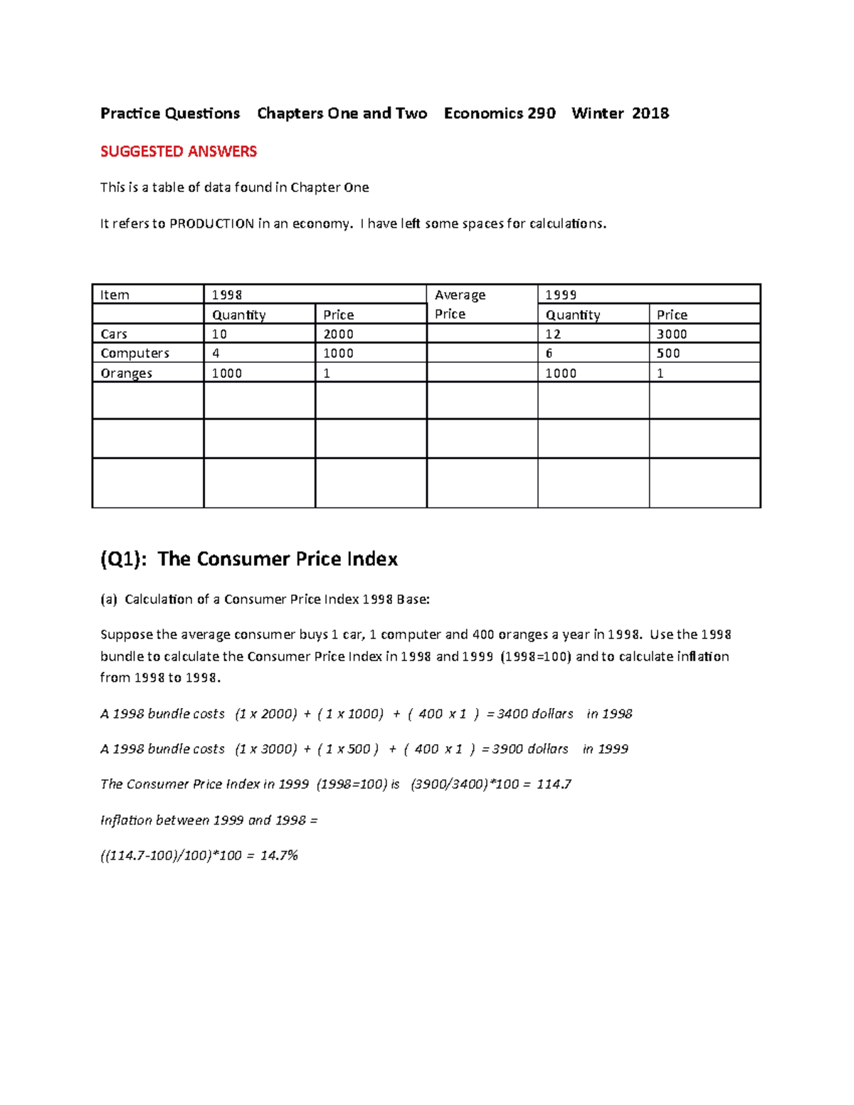 Practice Questions Chapter 2 Suggested Answers - Practice Questtionst ...