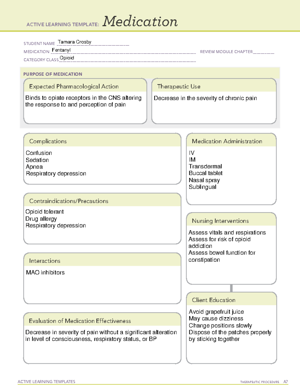 Pharm ALT 5 - Active Learning Templates - ACTIVE LEARNING TEMPLATES ...