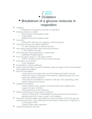 BIO 103 Notes - Professor Murray - Lecture 1 - Bio What are the ...