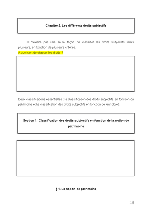 Doc de Cours 2 Identification de la règle de droit - PARTIE 1 : Le ...
