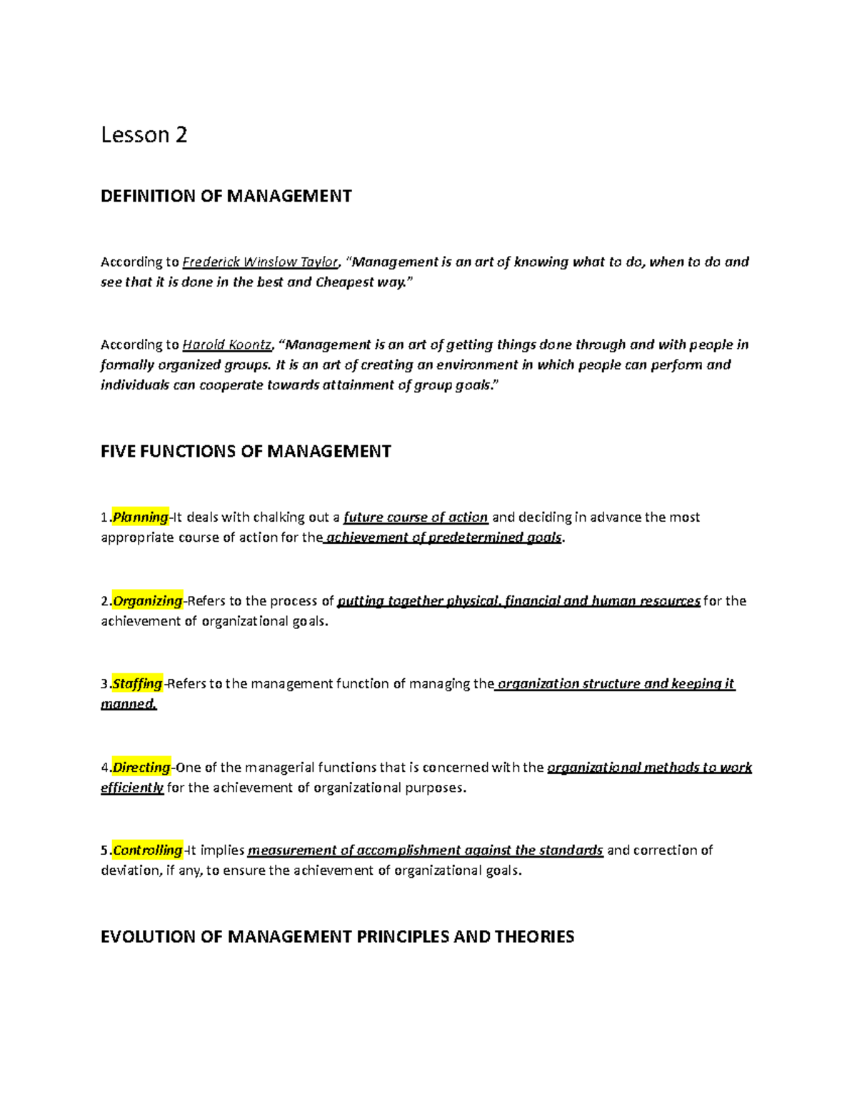 BAM 191- Introduction TO Business Administration Reviewer Prelims ...