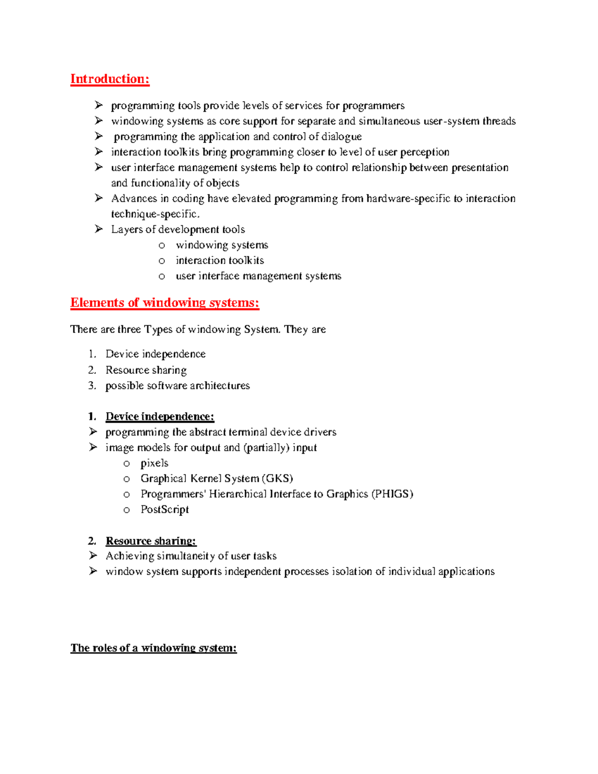 HCI unit-3-1 - Informative to student - Introduction: programming tools ...