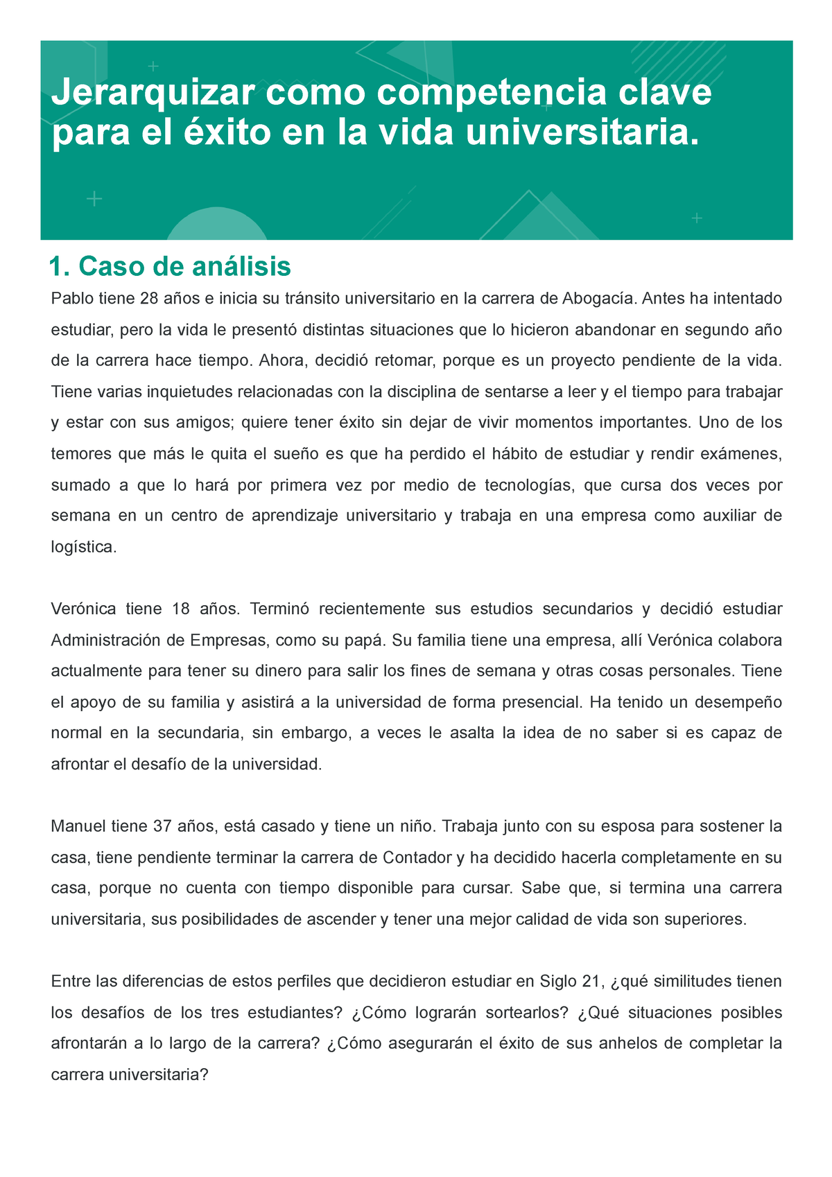 M L As Modulo Lectura Jerarquizar Como Competencia Clave Para El Xito En La Vida