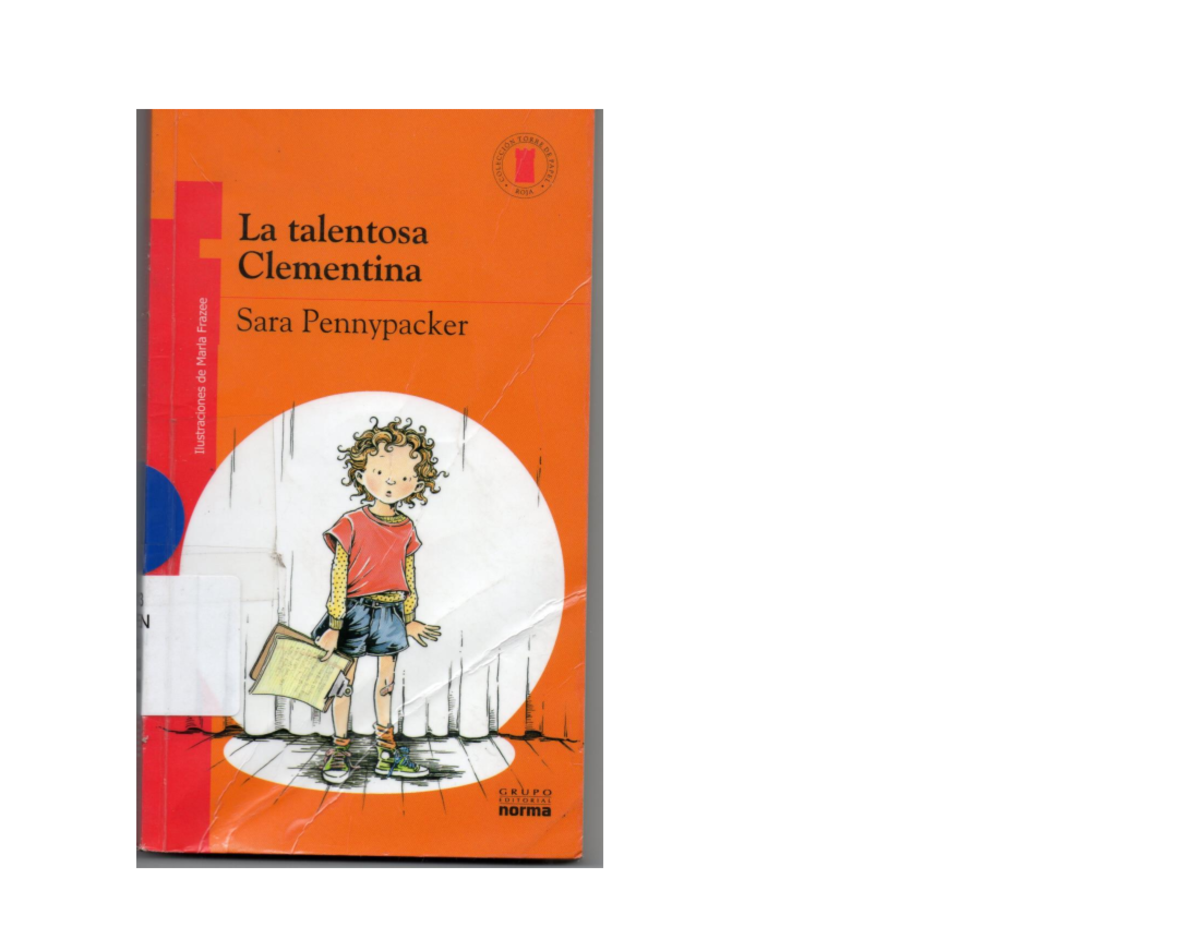 347110288 La Talentosa Clementina - lenguaje - Studocu