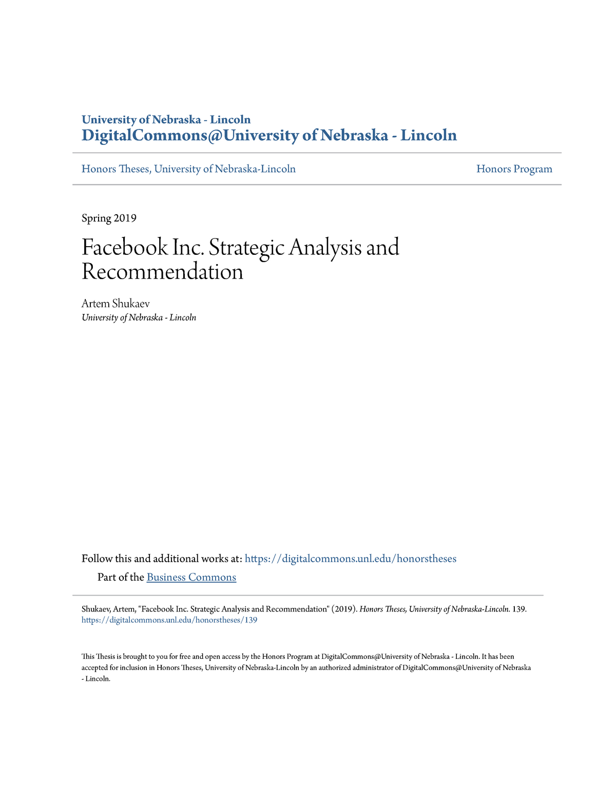 facebook case study analysis pdf