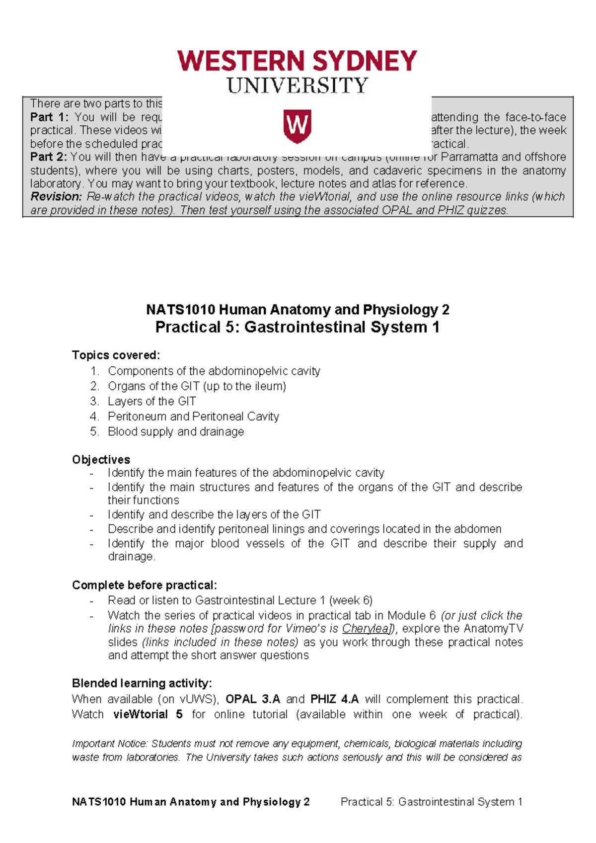 Practical 5 GIT 1 (student) - There are two parts to this learning ...