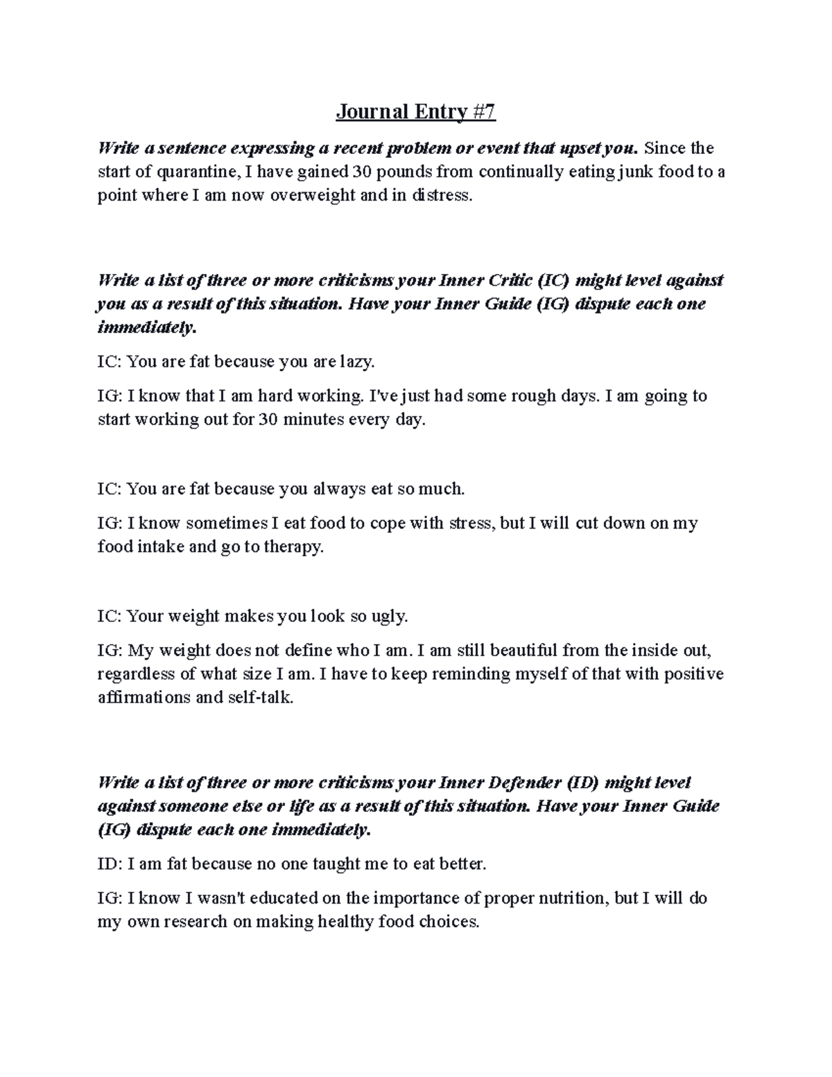 Journal entry 7- student learning strategies - Journal Entry Write a ...