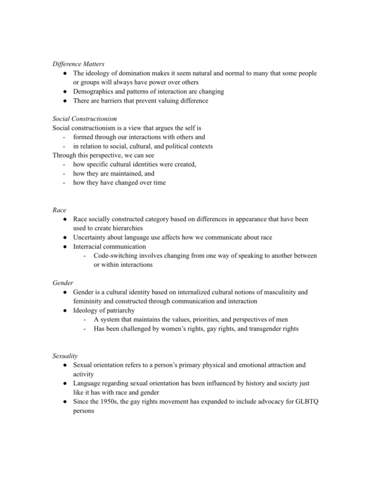 IMG 0197 - 3rd page to lecture notes. These are my own notes on culture ...