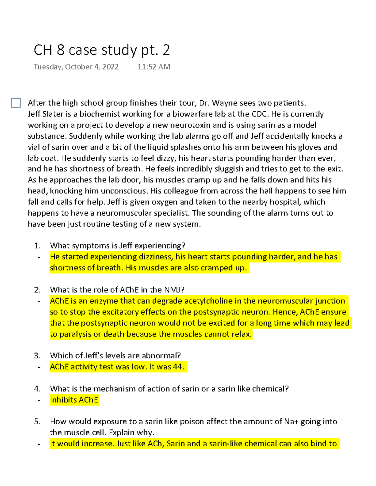 biotechnology case study high school