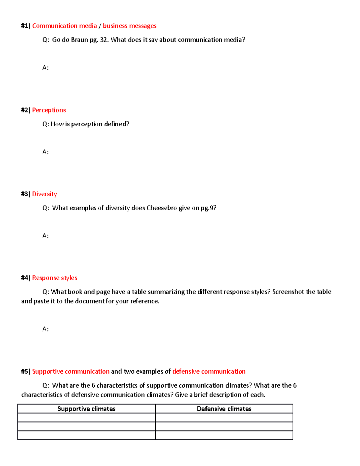 Team project Report requirements definition exercise Student handout ...