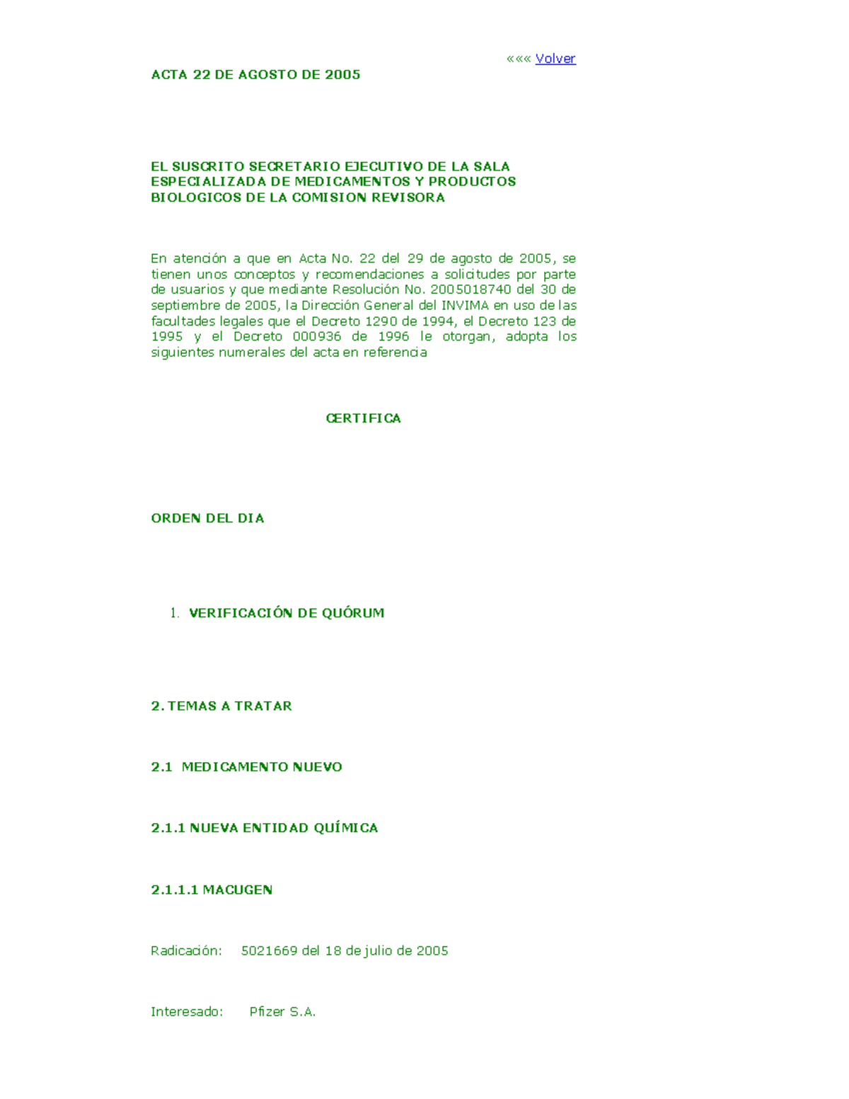 Ceracta 222005 - Actas - ««« Volver - Studocu
