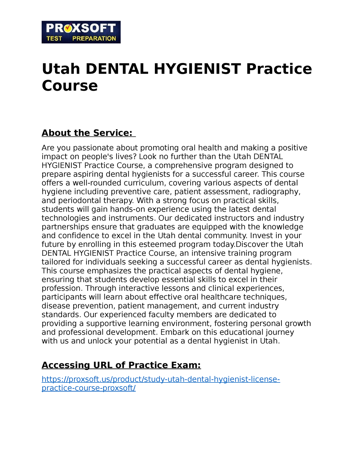 coursework for dental hygienist