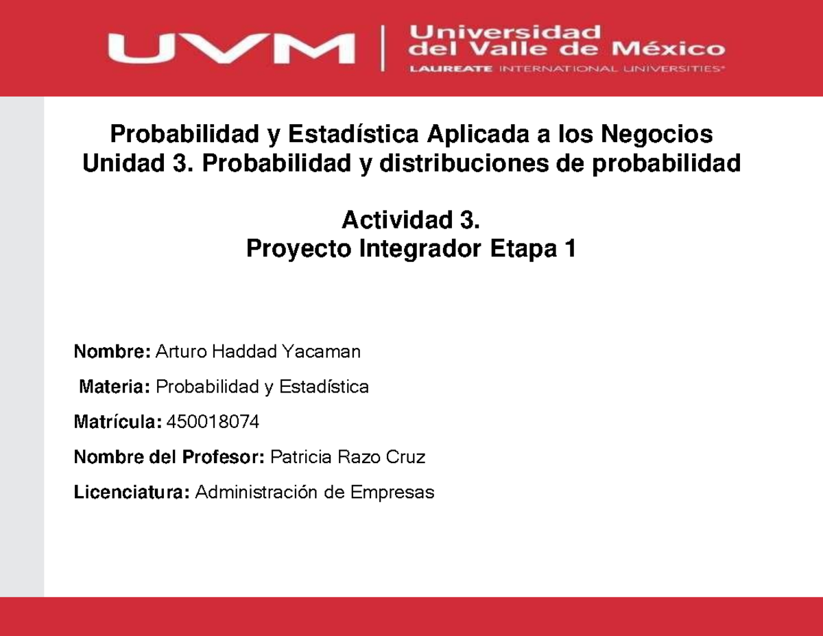 A3 Etapa 1 Proyecto Integrador AHY - Probabilidad y Estadística