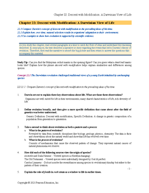 Biol Arg Chapter 2 - Chapter 2: The Chemical Context Of Life 2 Describe 