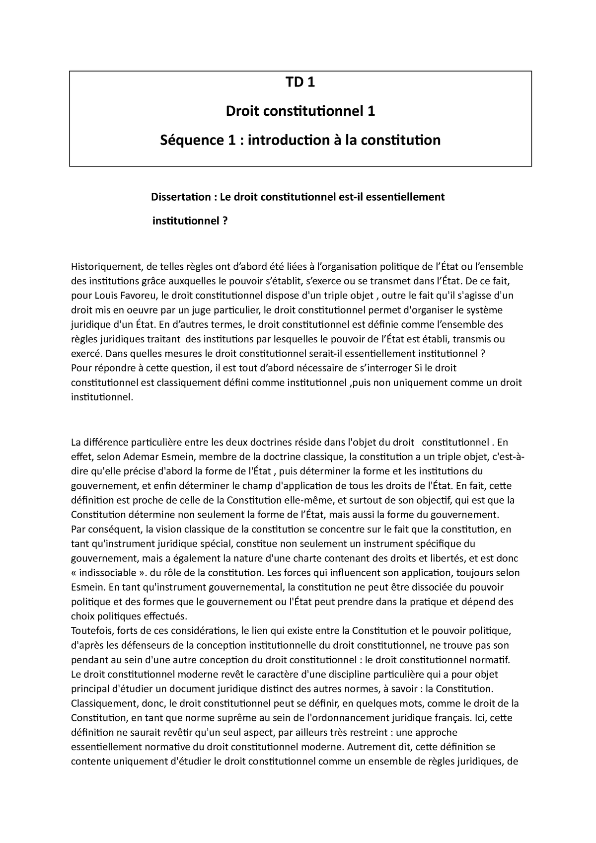 article 89 de la constitution dissertation