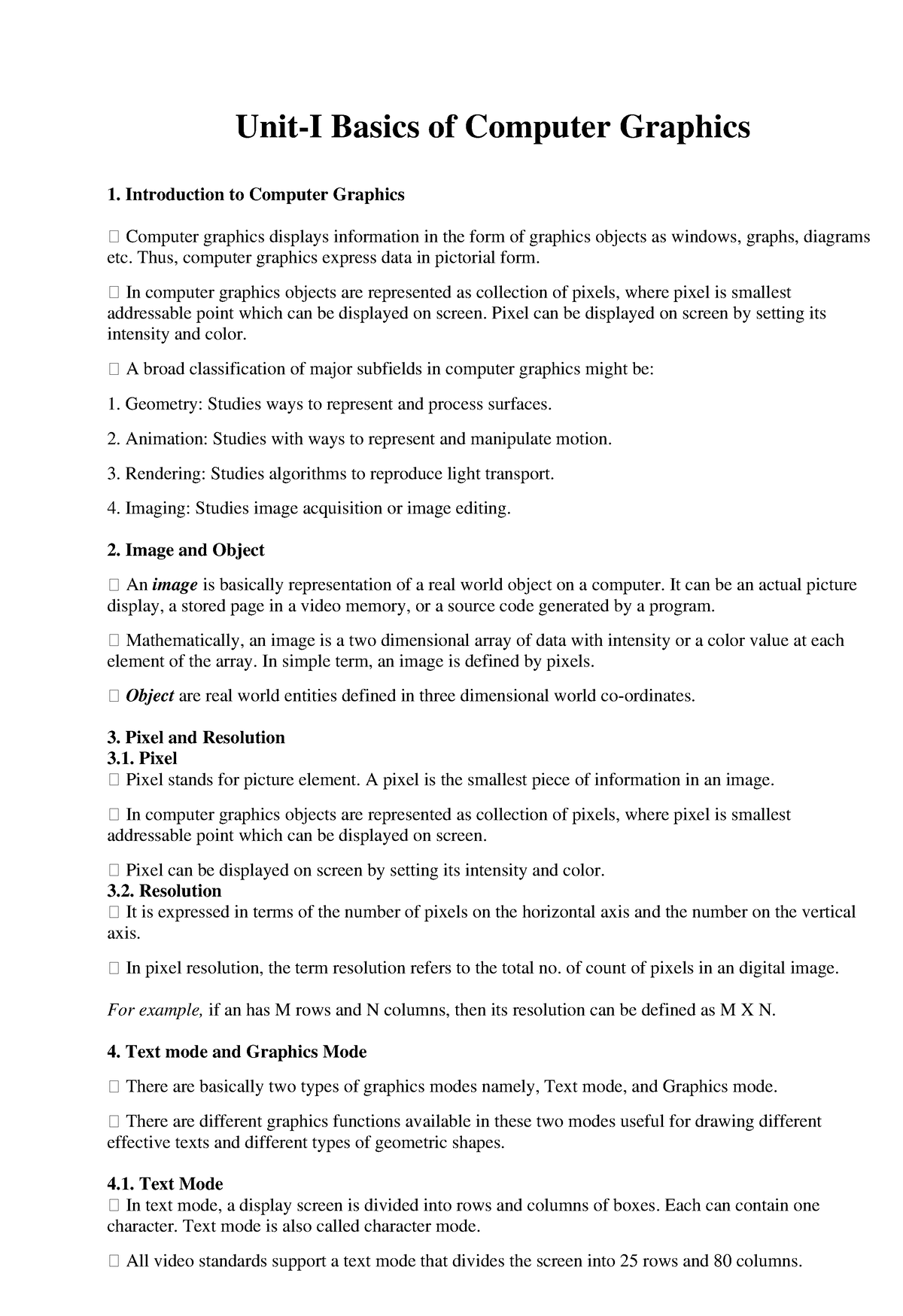 CGR Notes-converted - Computer Student - Unit-I Basics Of Computer ...