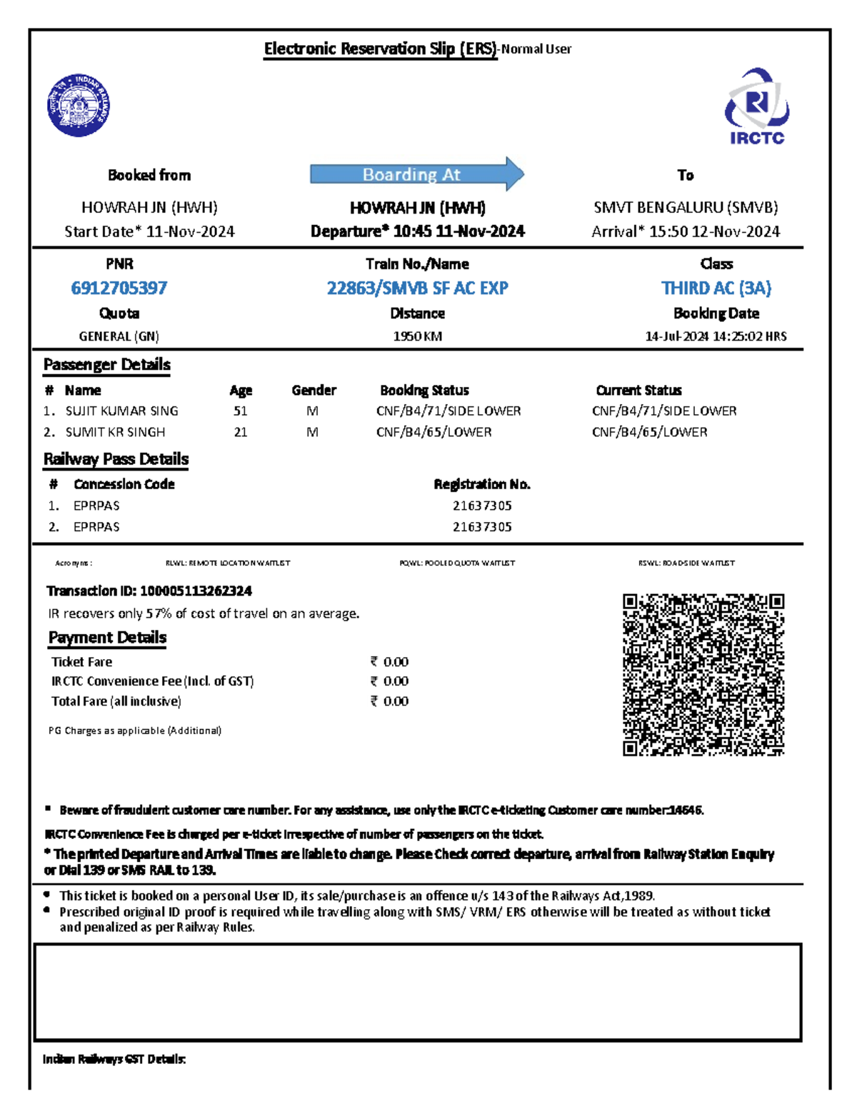 6912705397 - Bsjzizjnsnsbbz - # Concession Code Registration No. 1 ...