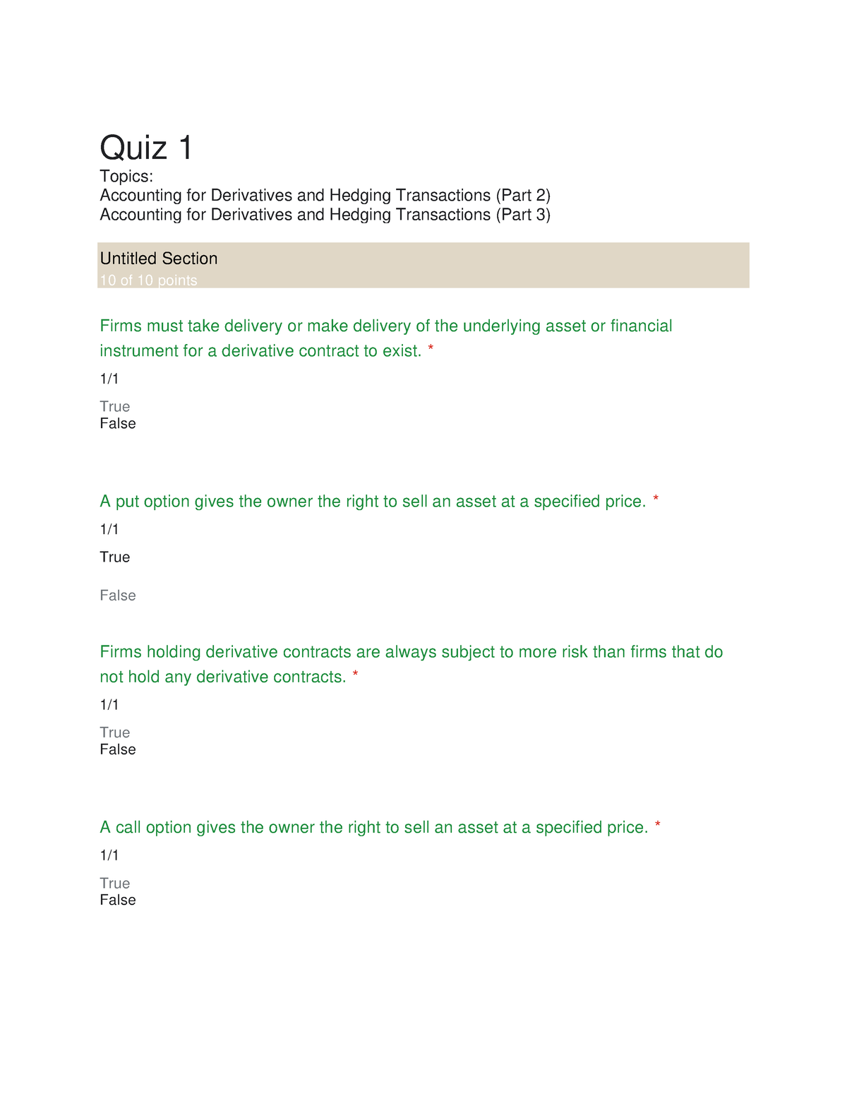 ACC 142 P3 QUIZ1-2 - Hsahsadksdkasj - Quiz 1 Topics: Accounting For ...