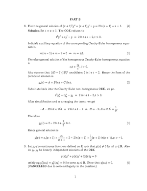 MA108 Tut1&2Solns - The official solutions to Tutorials 1 and 2 taught ...