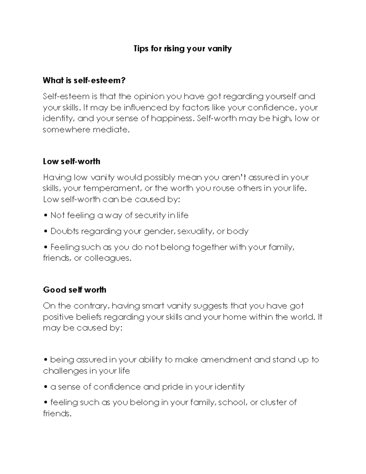 how-to-improve-your-self-esteem-tips-for-rising-your-vanity-what-is