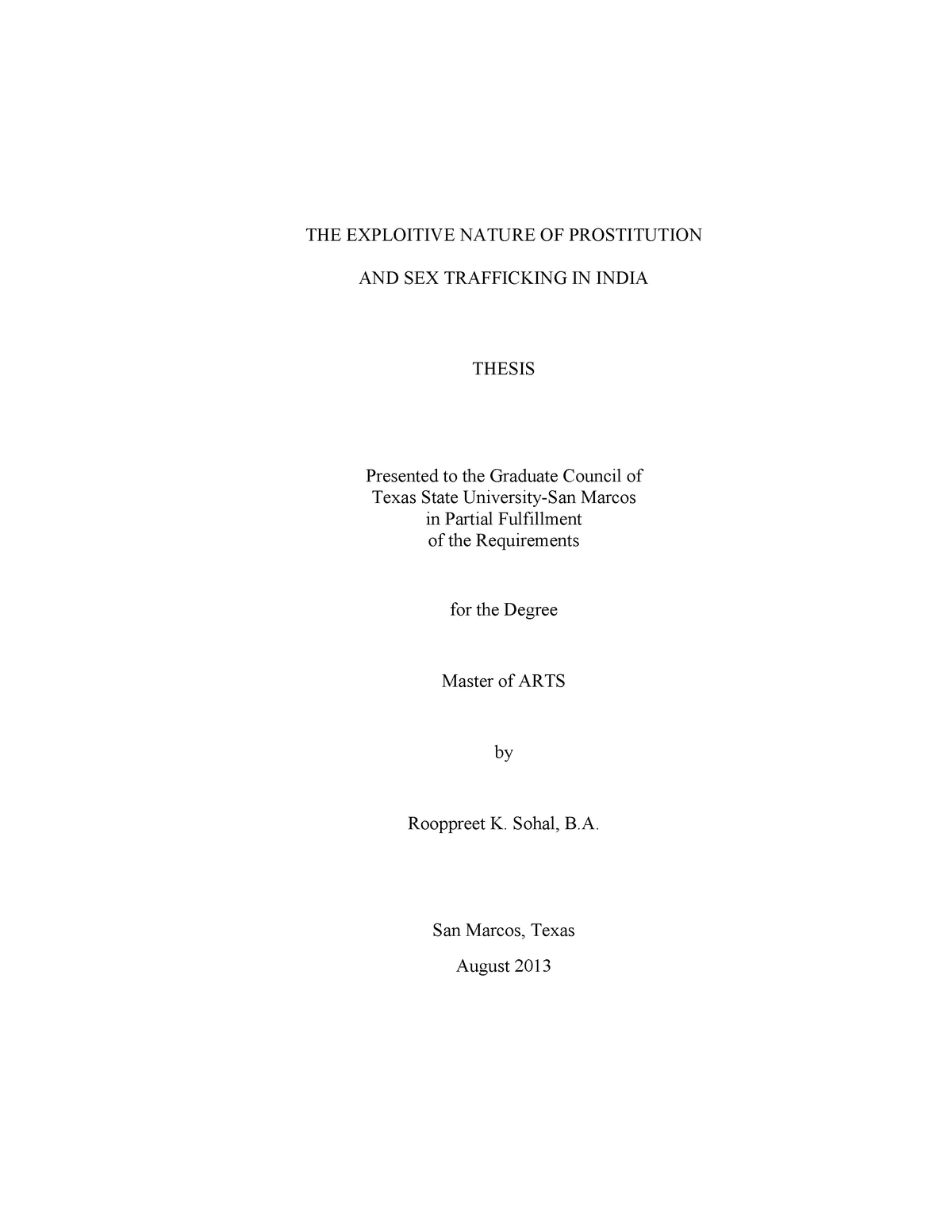 - Thesis-2013 .pdf - THE EXPLOITIVE NATURE OF PROSTITUTION AND SEX ...