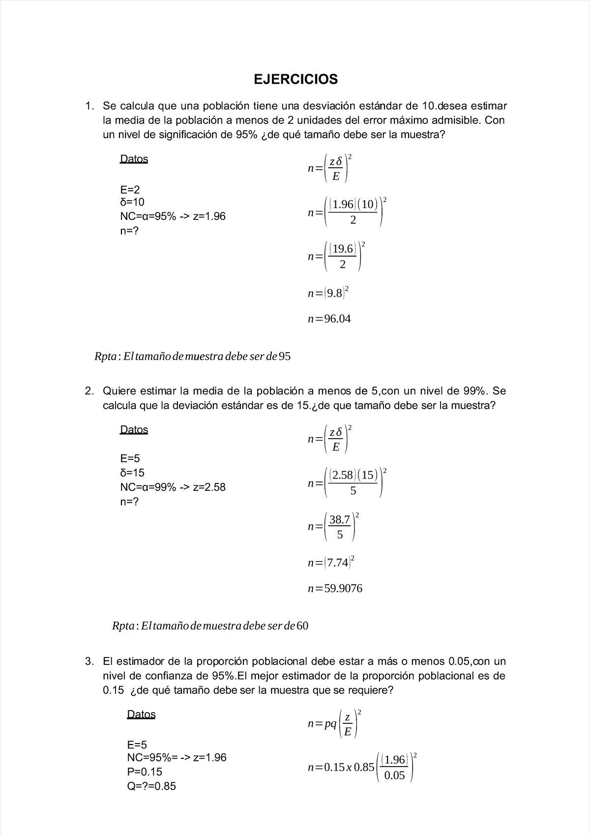 Pdf-ejercicios-tamao-de-una-muestra Compress Deber ...