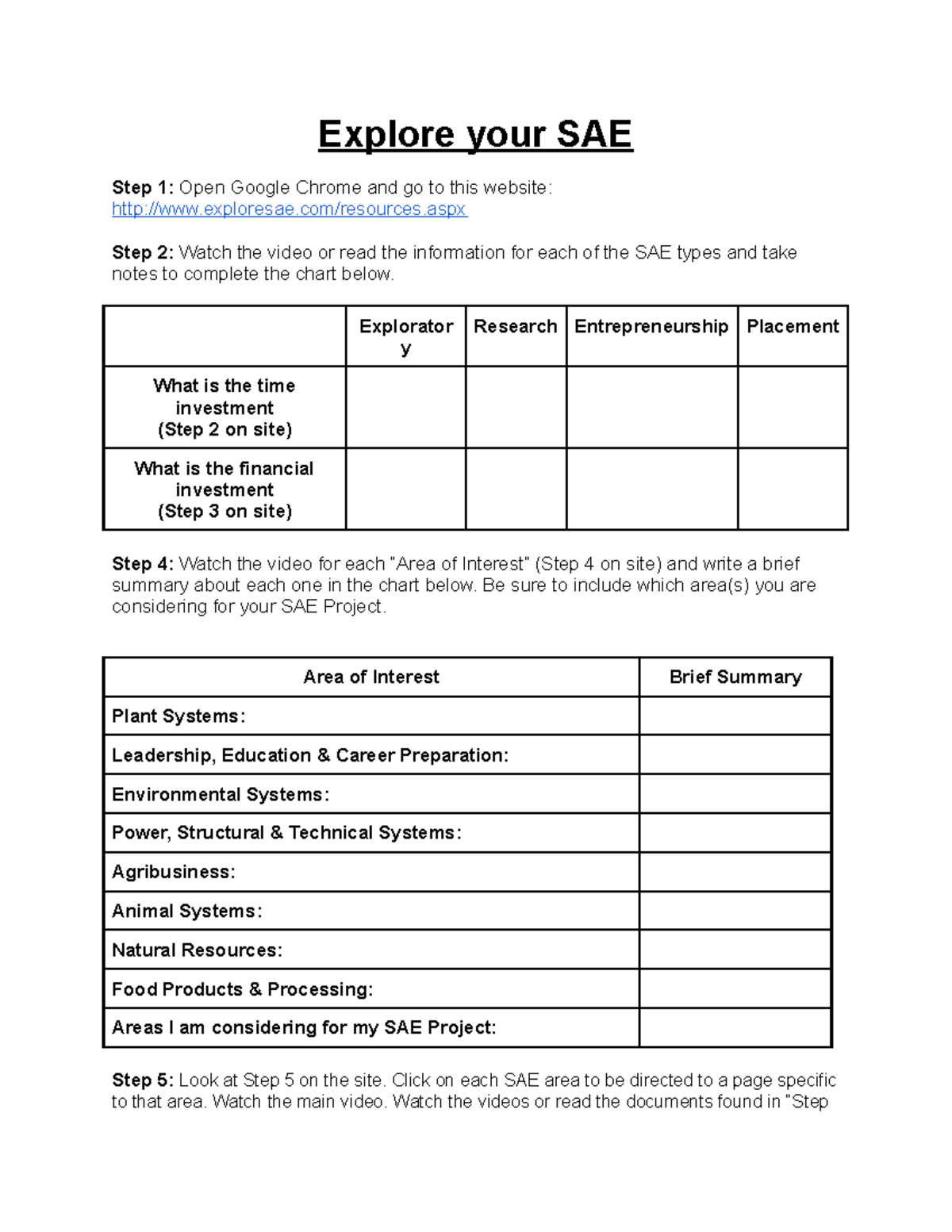 Explore your SAE - edbebd - Explore your SAE Step 1: Open Google Chrome