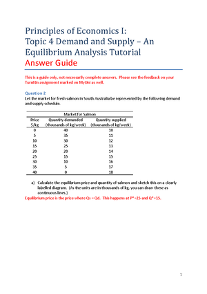 Principles of Economics - Summary Worksheet Filled-in - PASS ECON Week ...