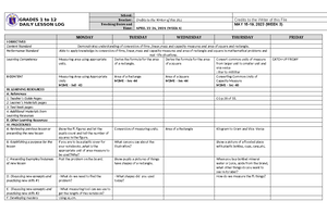 DLL Science 3 Q4 W4 - GRADES 1 to 12 DAILY LESSON LOG School: Grade ...