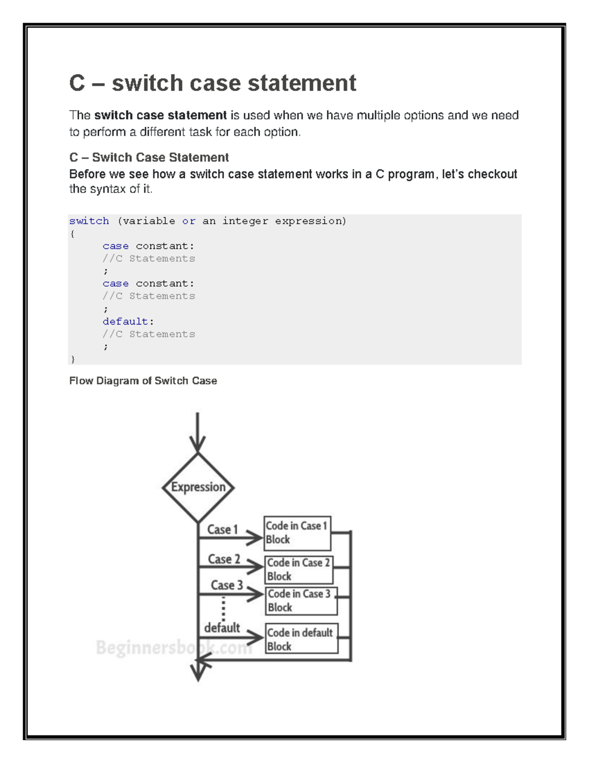 switch-case-statement-lecture-notes-1-10-application-of-computers