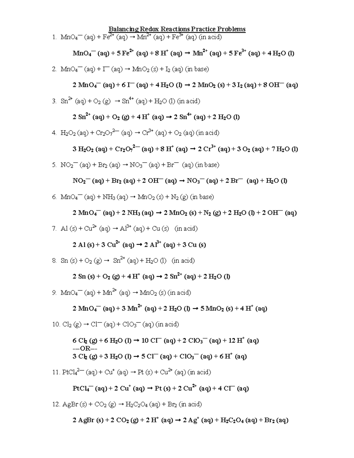 solved-balancing-redox-reactions-balance-each-of-the-following