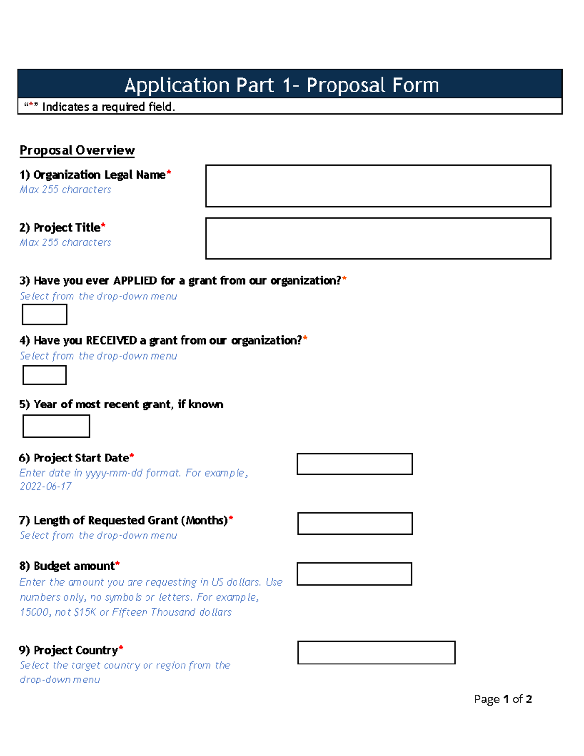 EN AP1 Proposal Form - Muestra de Formulario de propuesta - Page 1 of 2 ...