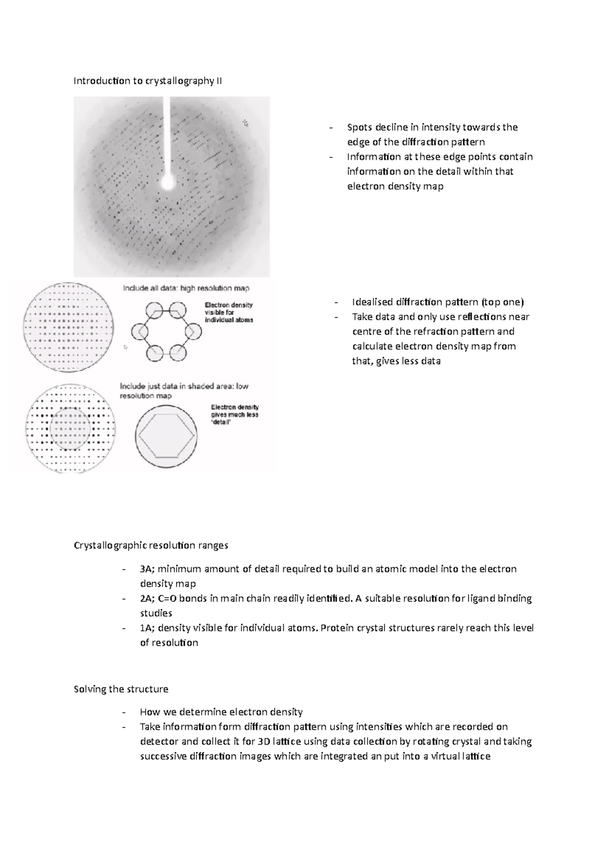 Introduction To Crystallography II - Introduction To Crystallography II ...