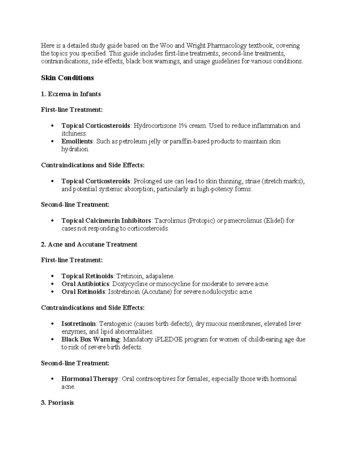 NUR 651 Exam 3 - Study Guide for Exam 3 - Here is a detailed study ...