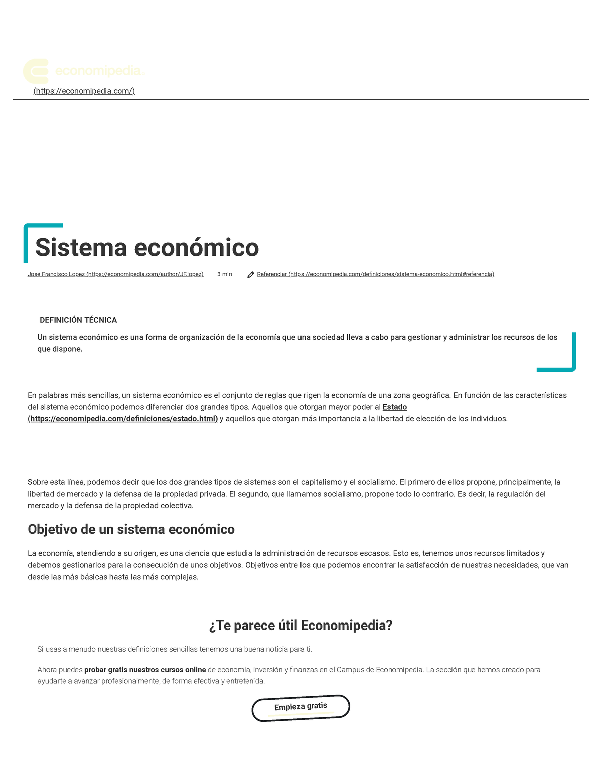 Sistema Económico - Qué Es, Definición Y Concepto 2022 Economipedia ...