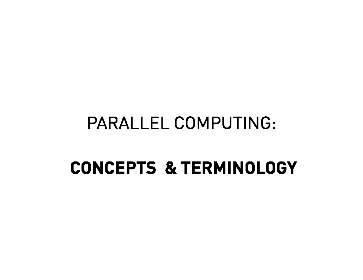 18-Performance Concepts Simple Speedup ,Computing Speedup, Efficiency ...