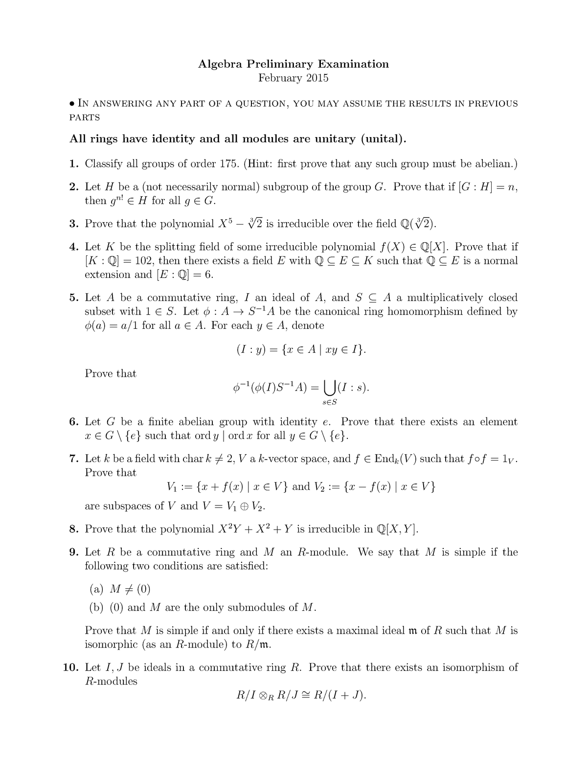 Exam February 1 Spring 15 Questions Studocu